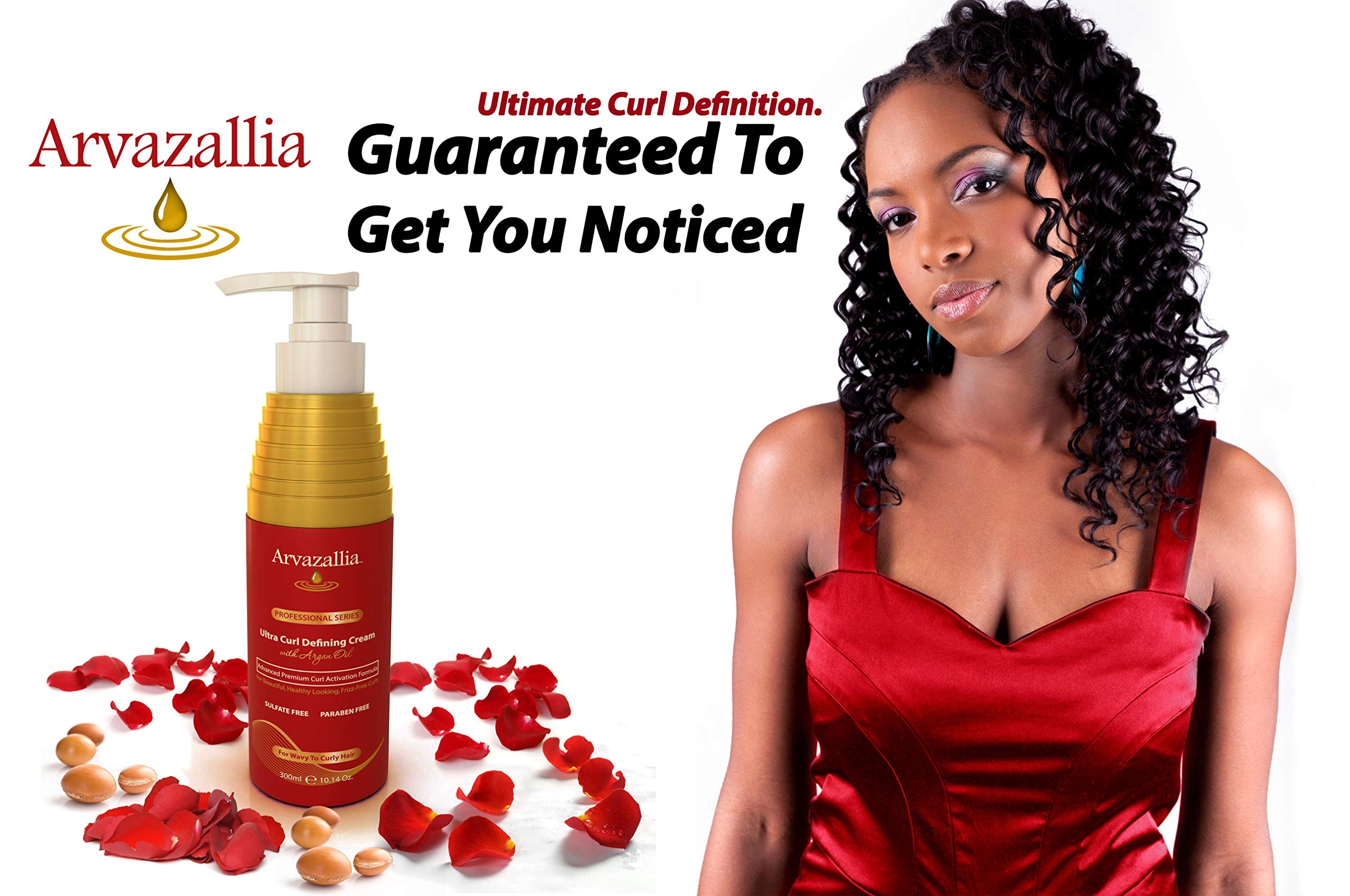 Arvazallia Ultra Curl Defining Cream, aplicación diaria para ondas con definición.