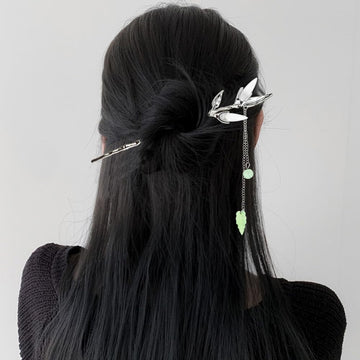 Arvintas palillos de cabello con brillo metálico para fijar moño