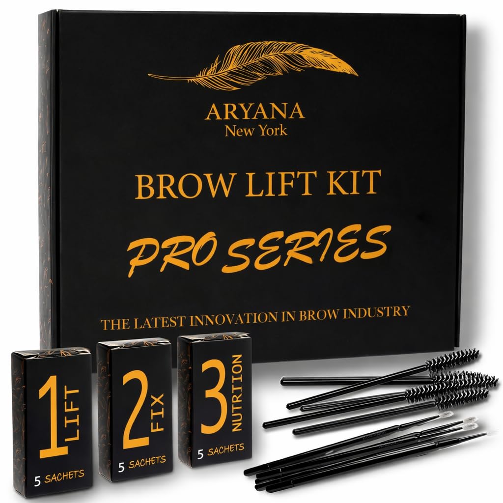 Kit laminación de cejas ARYANA NEW YORK para uso en casa o salón con resultados profesionales
