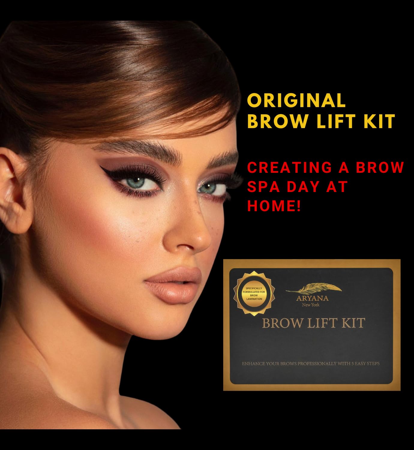 ARYANA NEW YORK micro-aplicadores: control fino para detalles en cejas.
