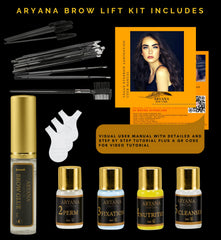 ARYANA NEW YORK pegamento vegan cruelty-free: opción segura para cejas definidas.