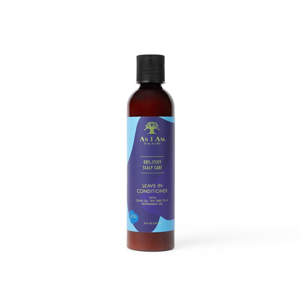 As I Am acondicionador sin enjuague para cabello seco, desenredo suave.