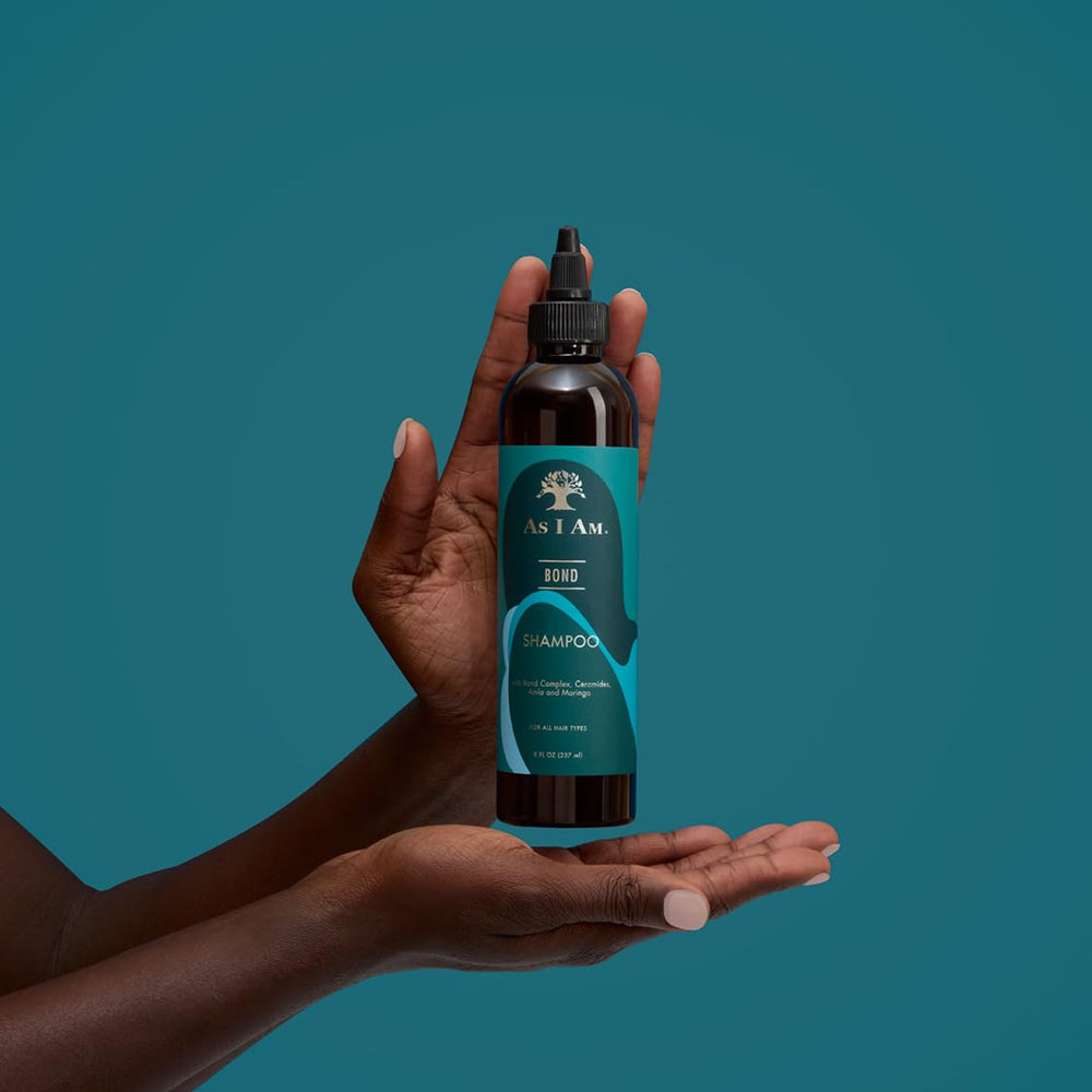As I Am Bond Repair Shampoo ceramidas: fortalecen la fibra capilar y retienen humedad.