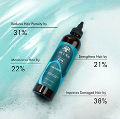 As I Am Bond Repair Shampoo envase-detalle: limpieza suave y aroma ligero.