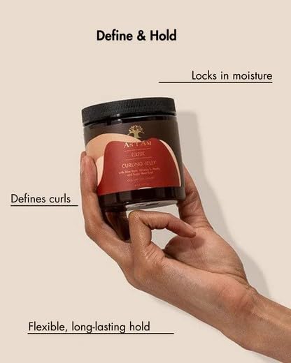 As I Am Curling Jelly on defined, glossy curls after styling.