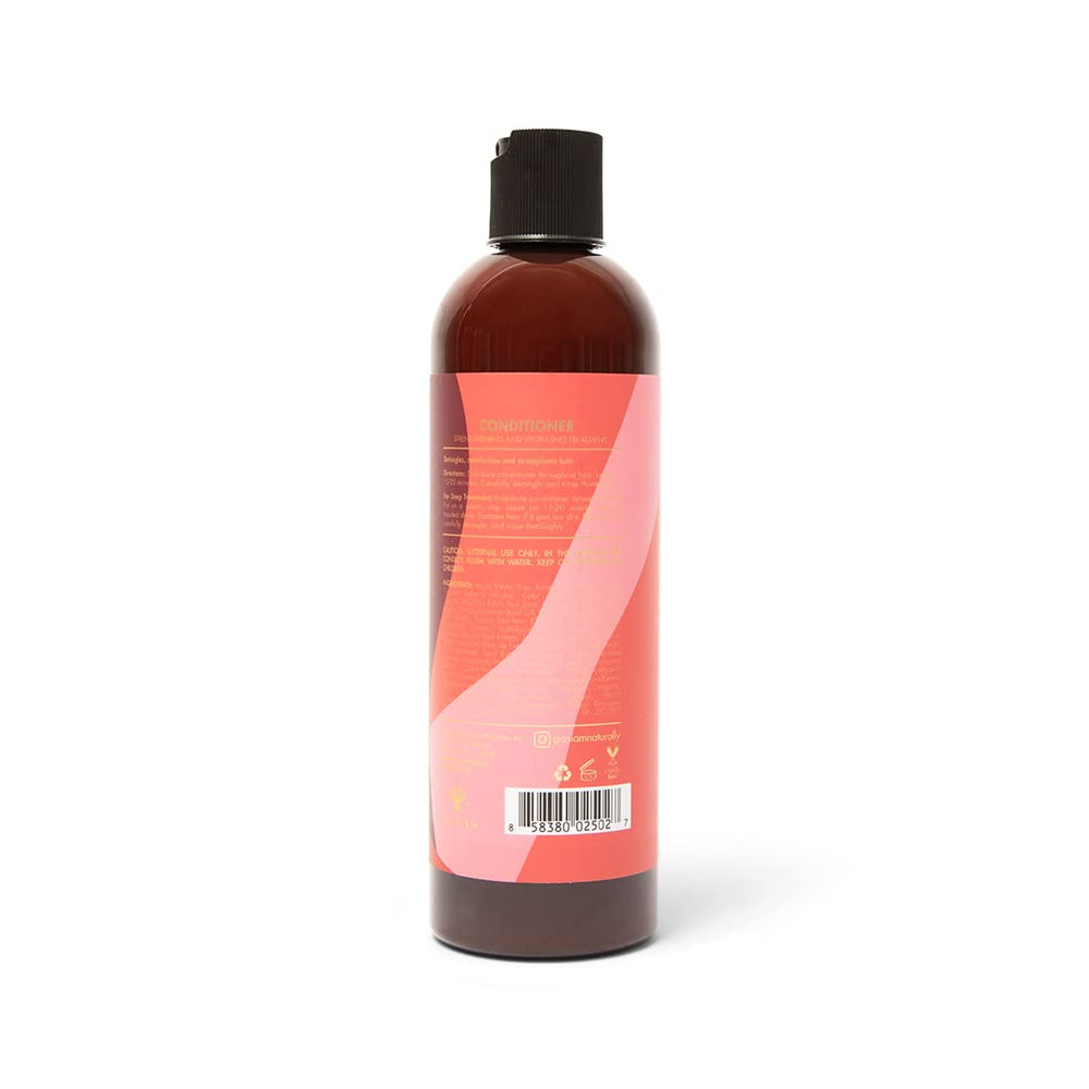 Etiqueta del acondicionador Long & Luxe destacando fórmula nutritiva.