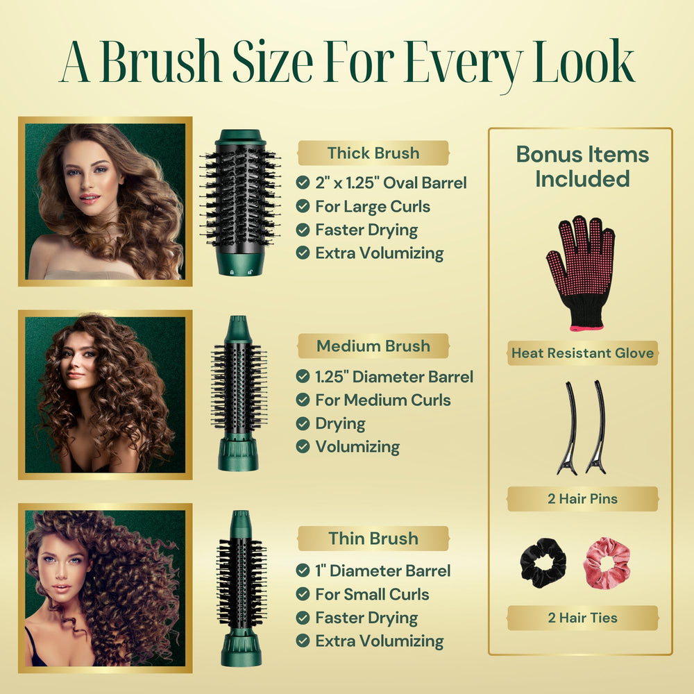 Asani cepillo ovalado de 2 pulgadas para volumen y alisado suave
