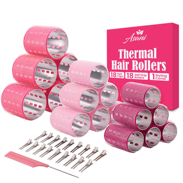 Asani rodillos térmicos 37 piezas para crear rizos duraderos y con volumen.