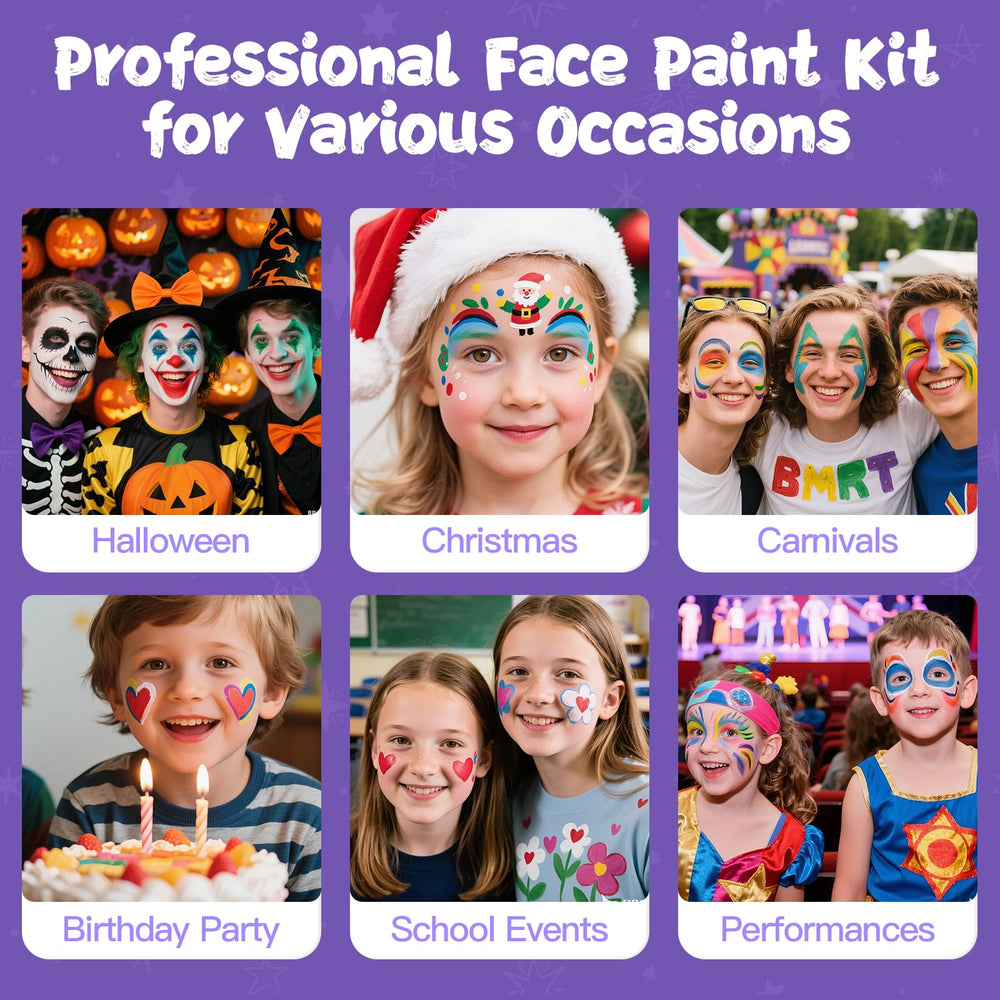 Asddage maquillaje facial cómodo para niños y adultos