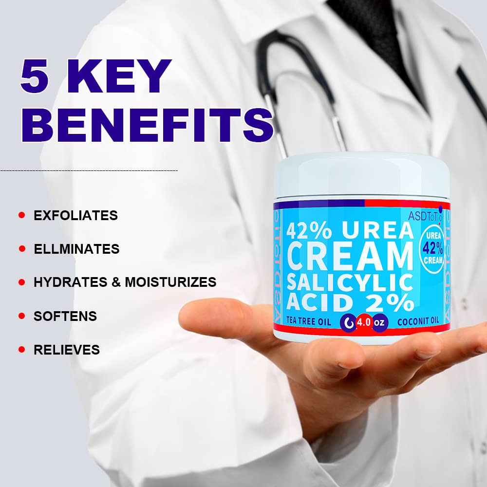 ASDToTio Urea 42% crema para talones: suaviza callos y aspereza.