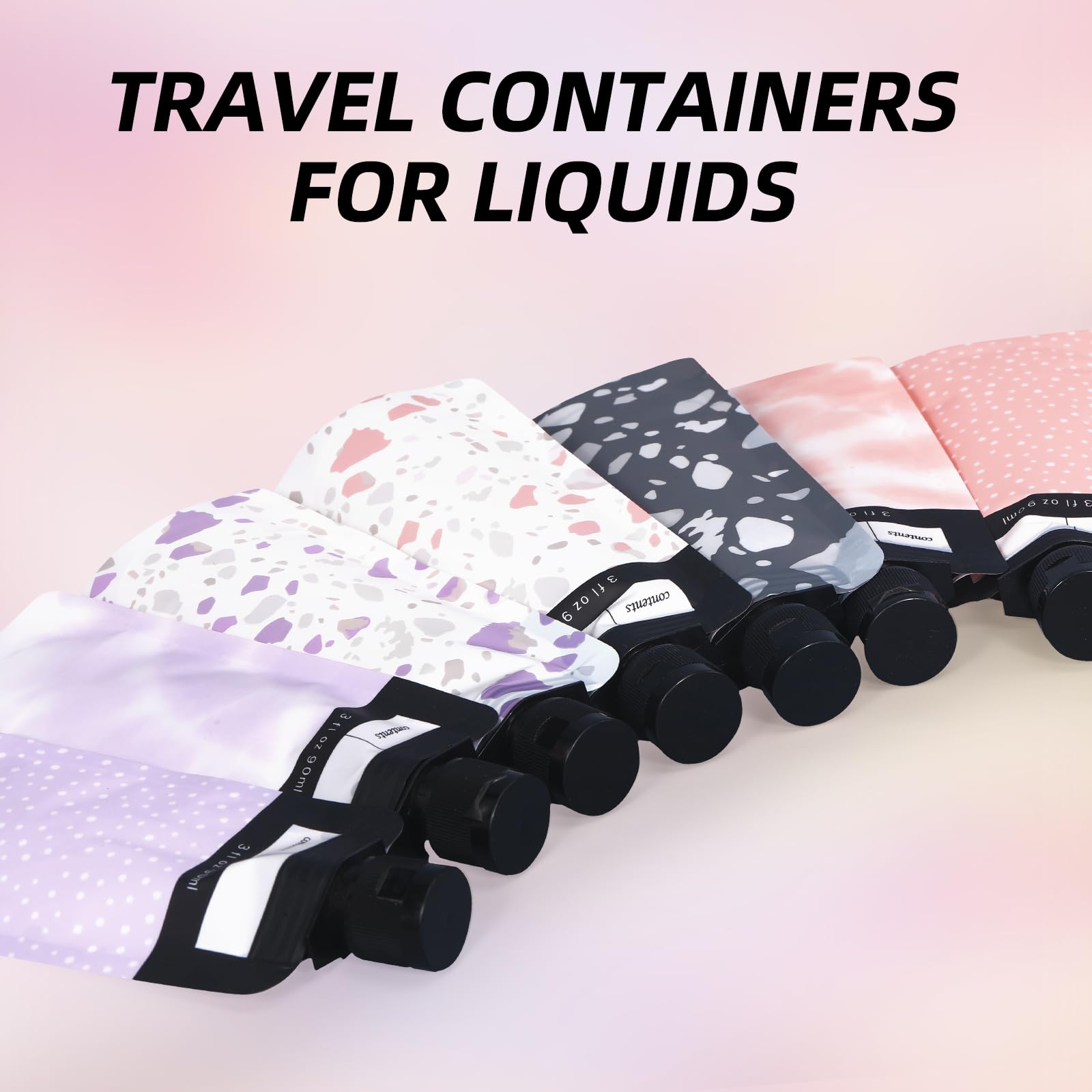 Aprobadas por TSA, bolsas ASEVAT para viajar con líquidos.