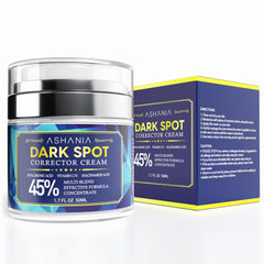 Ashania Dark Spot Corrector en bote para aplicación suave en la piel