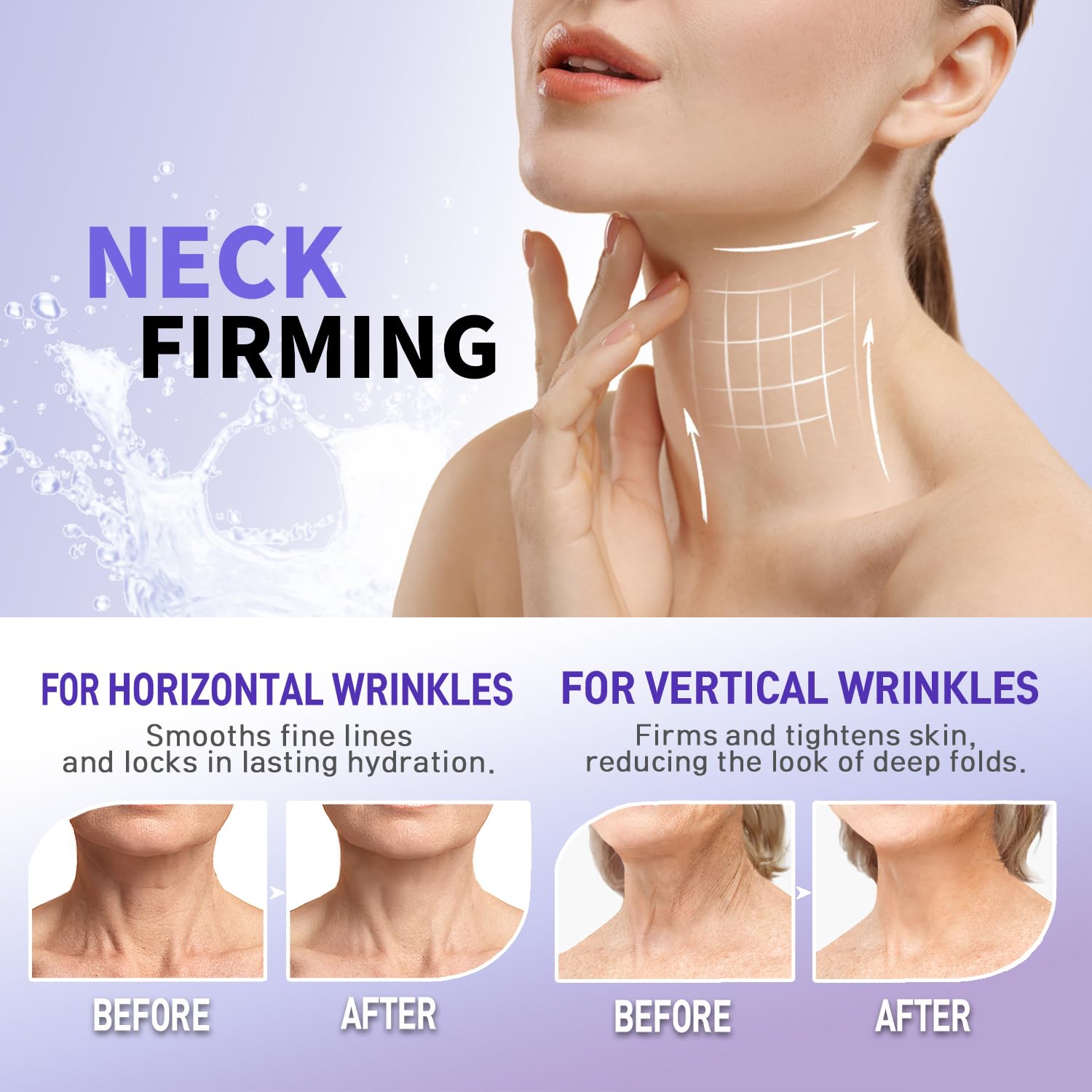 Ashania hialuronico hidratacion, hidratación duradera para cuello y escote
