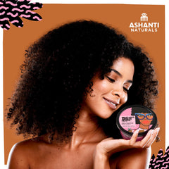 Ashanti Naturals aceite de almendras con fragancia suave para cuidado diario.