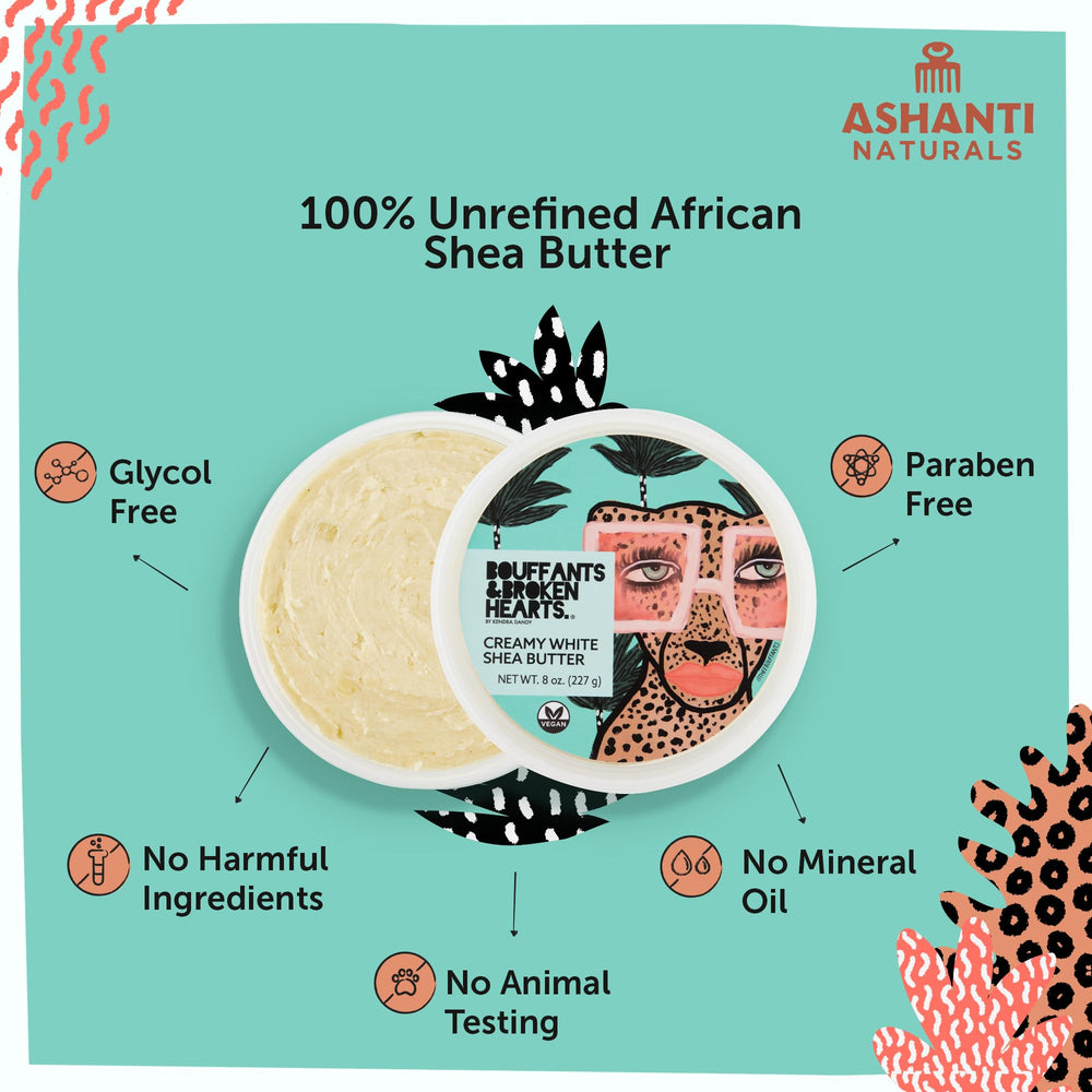 Ashanti Naturals Bouffants & Broken Hearts textura cremosa, se extiende con facilidad.