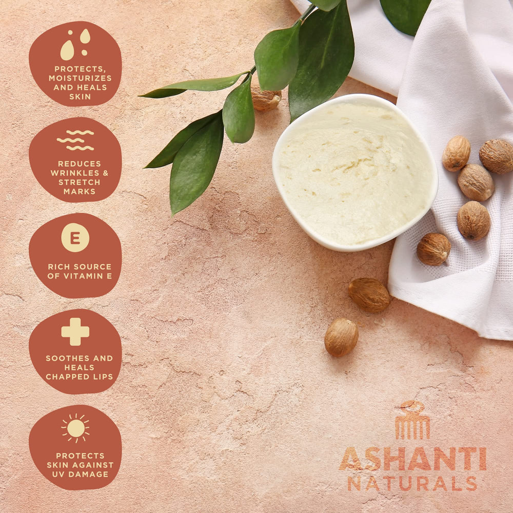 Ashanti Naturals uso diario en cuerpo y rostro para nutrición suave.