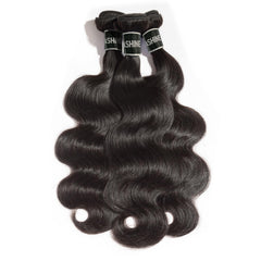 ASHINE mechas de cabello humano con onda corporal para acabado suave