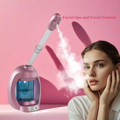 Asiakarn vaporizador facial con vapor nano iónico para mayor penetración.