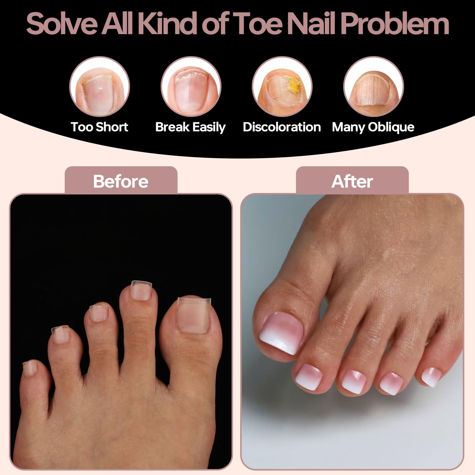 ASONRL Gel X Tips material ABS acrílico, duradero y seguro.
