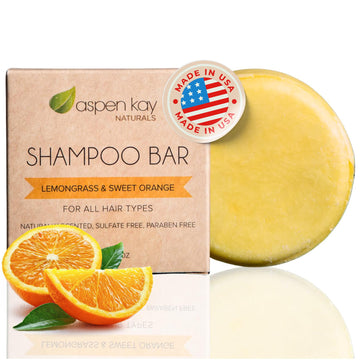 Aspen Kay Naturals barra champú argán orgánico para cuidado diario