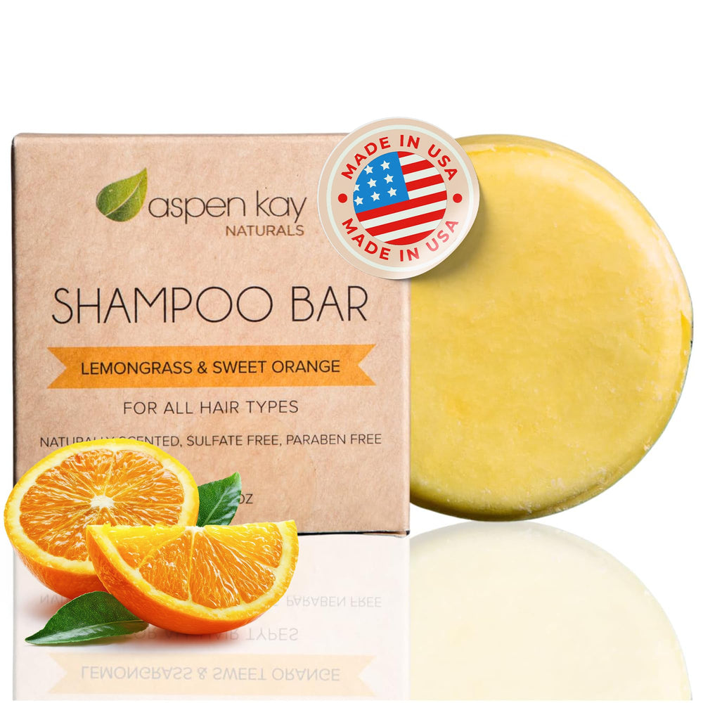Aspen Kay Naturals barra champú argán orgánico para cuidado diario