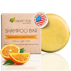 Aspen Kay Naturals barra champú argán orgánico para cuidado diario