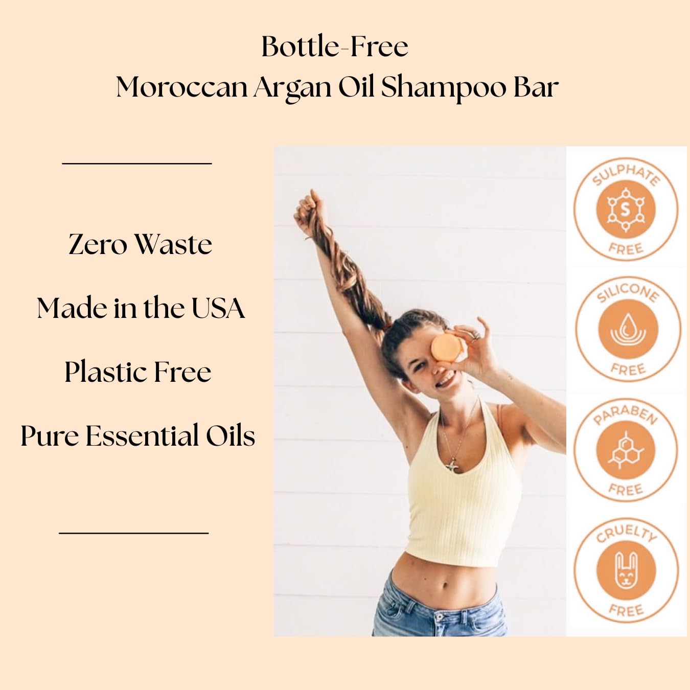 Para cabello seco, graso o fino, champú sólido