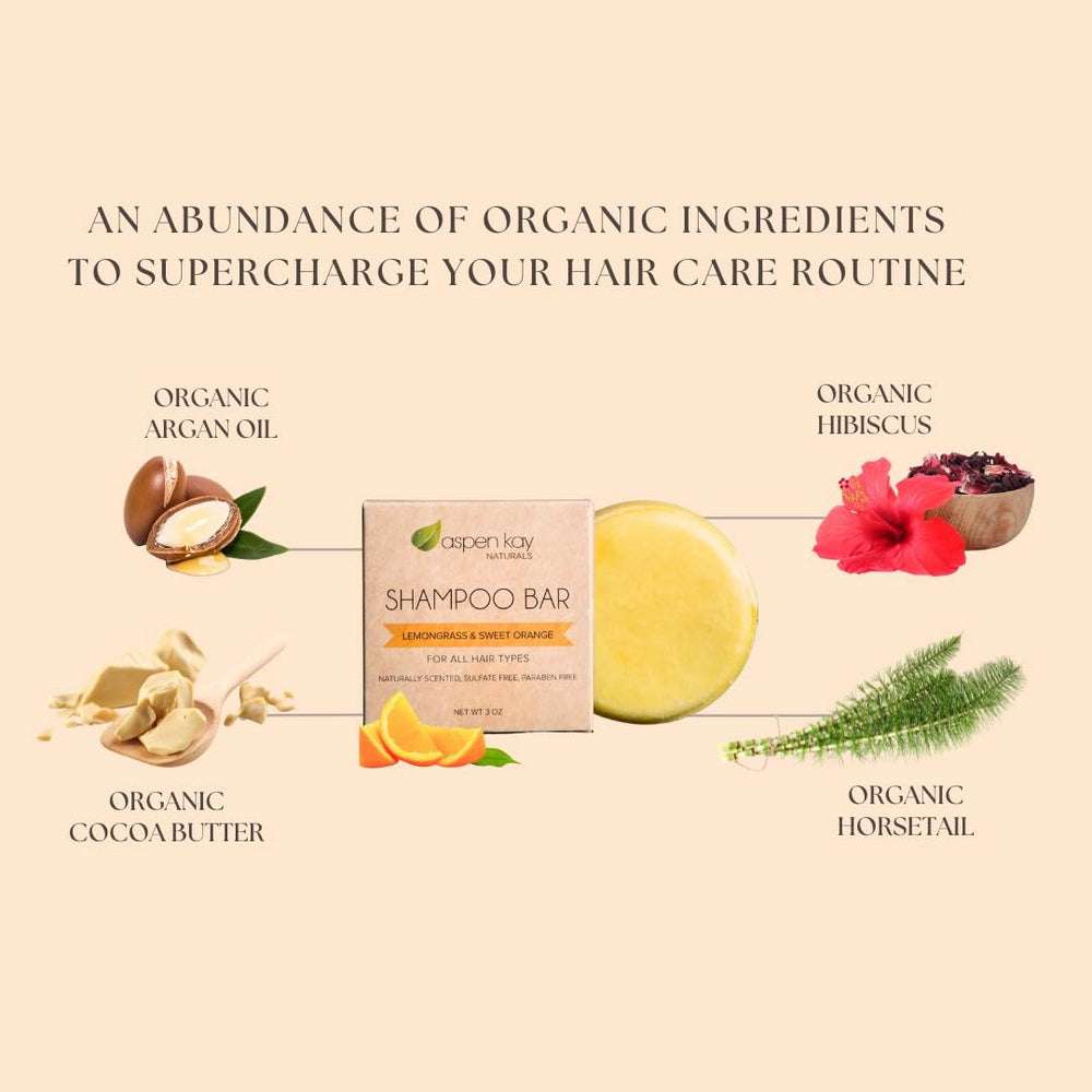Champú sólido de Aspen Kay Naturals, hecho en EE. UU.