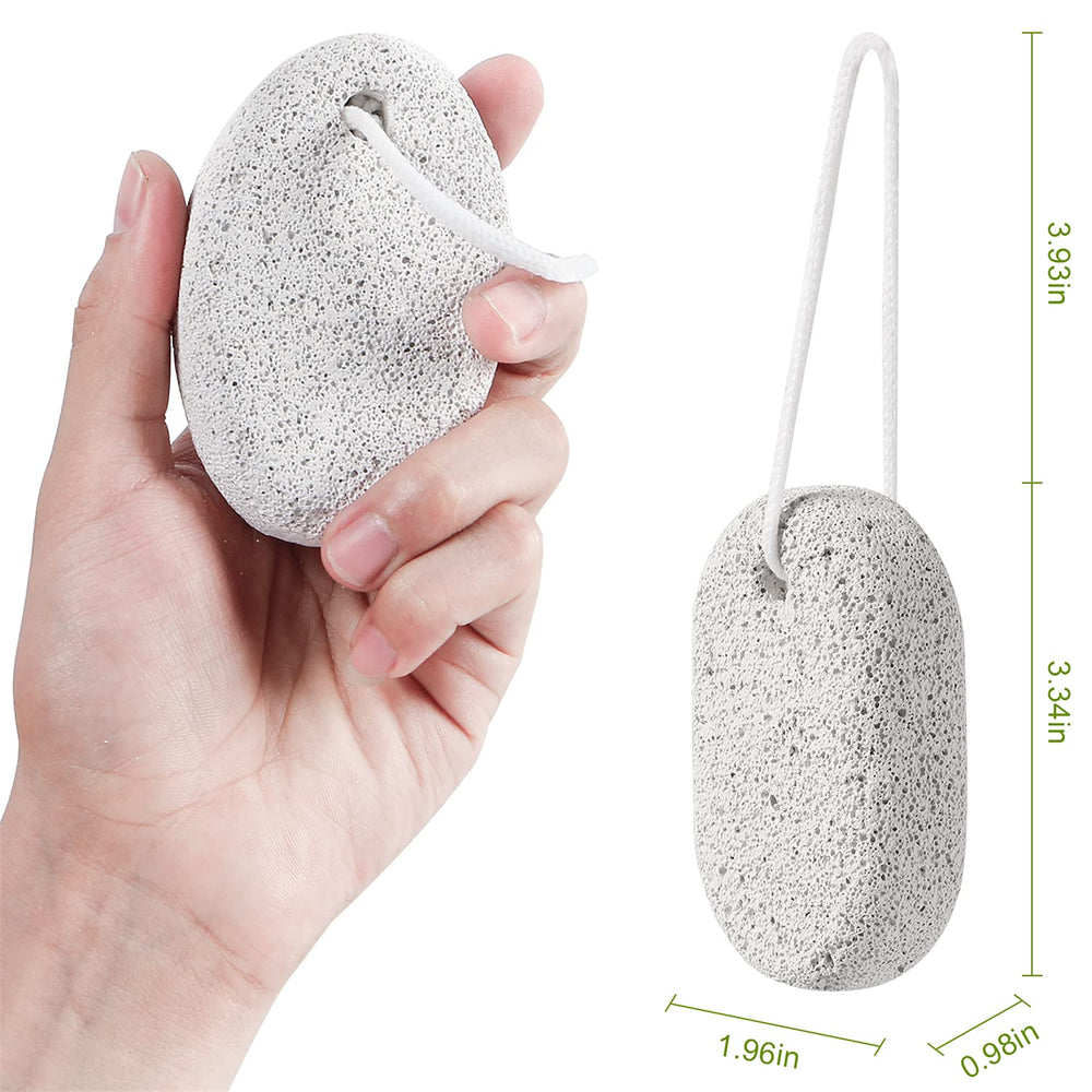 Asqraqo piedra pómez natural lava para manos, elimina durezas con delicadeza.