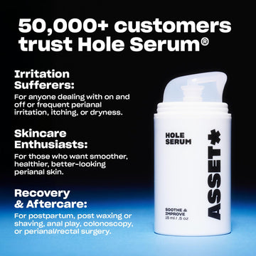 Asset Hole Serum: uso diario seguro para piel sensible.