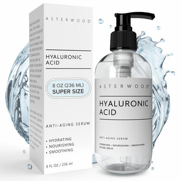 Asterwood suero ácido hialuronico rostro: hidratación suave para una piel jugosa.