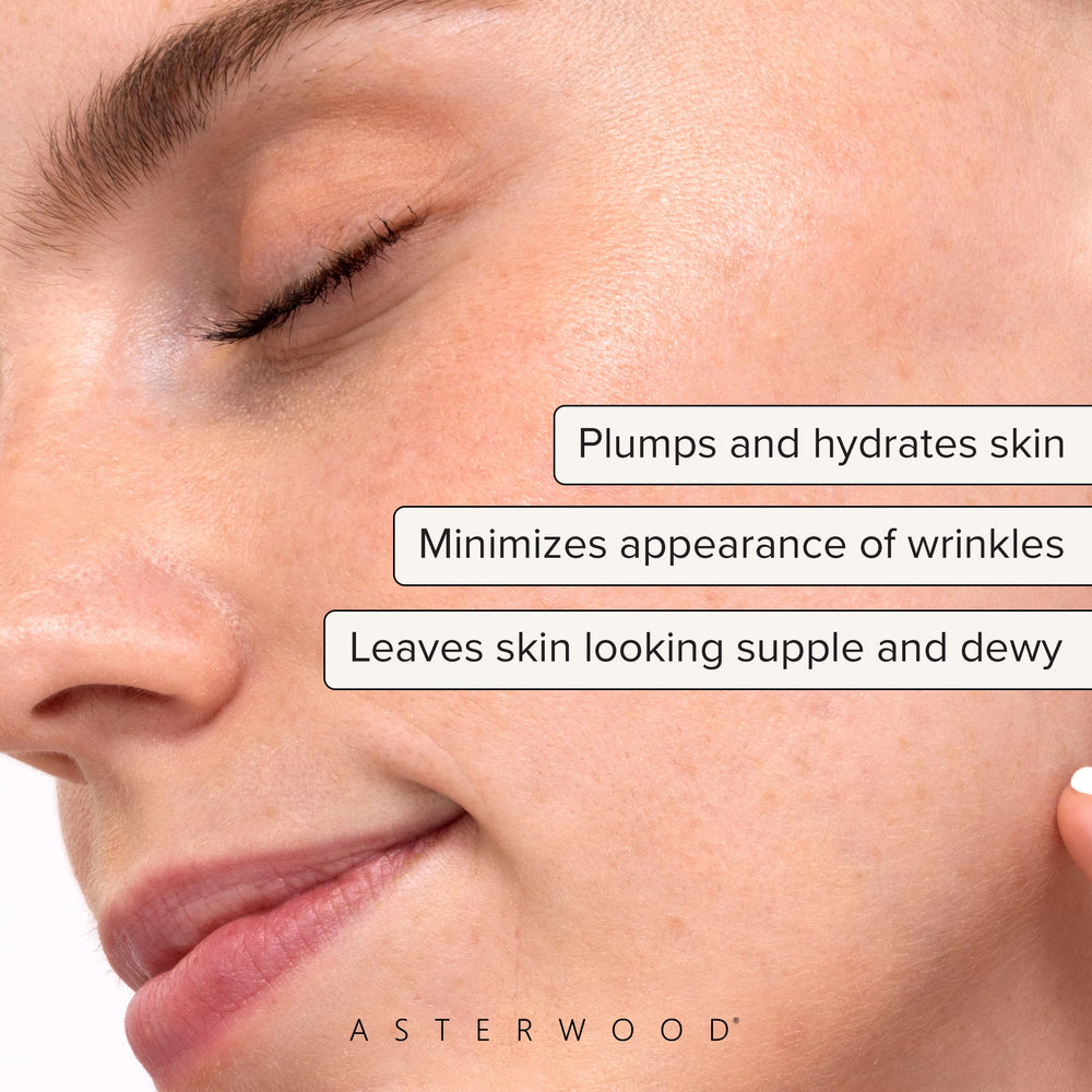 Asterwood suero aplicación diaria rostro: fórmula ligera para uso diario.