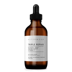 Asterwood Triple Repair Serum frasco con Matrixyl 3000 para suavidad de la piel