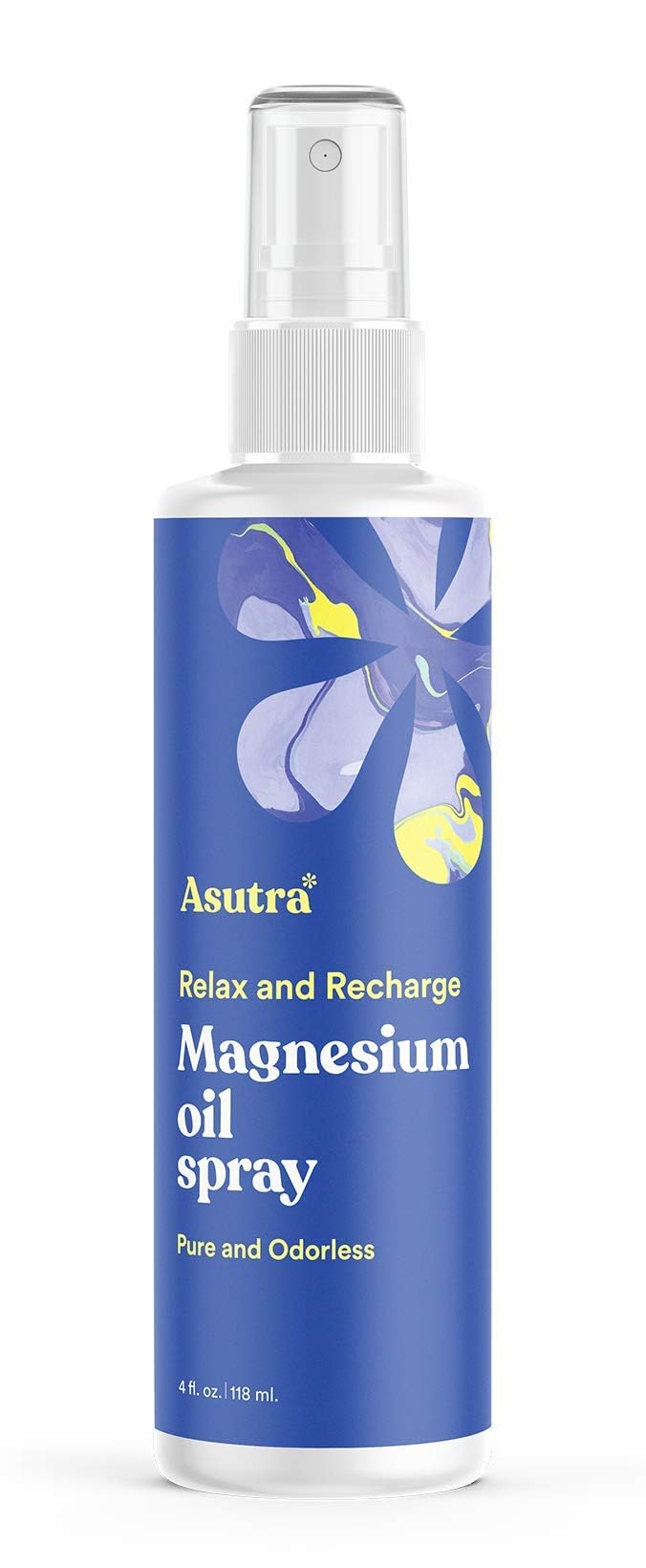 ASUTRA spray de magnesio: botella para absorción rápida en uso diario