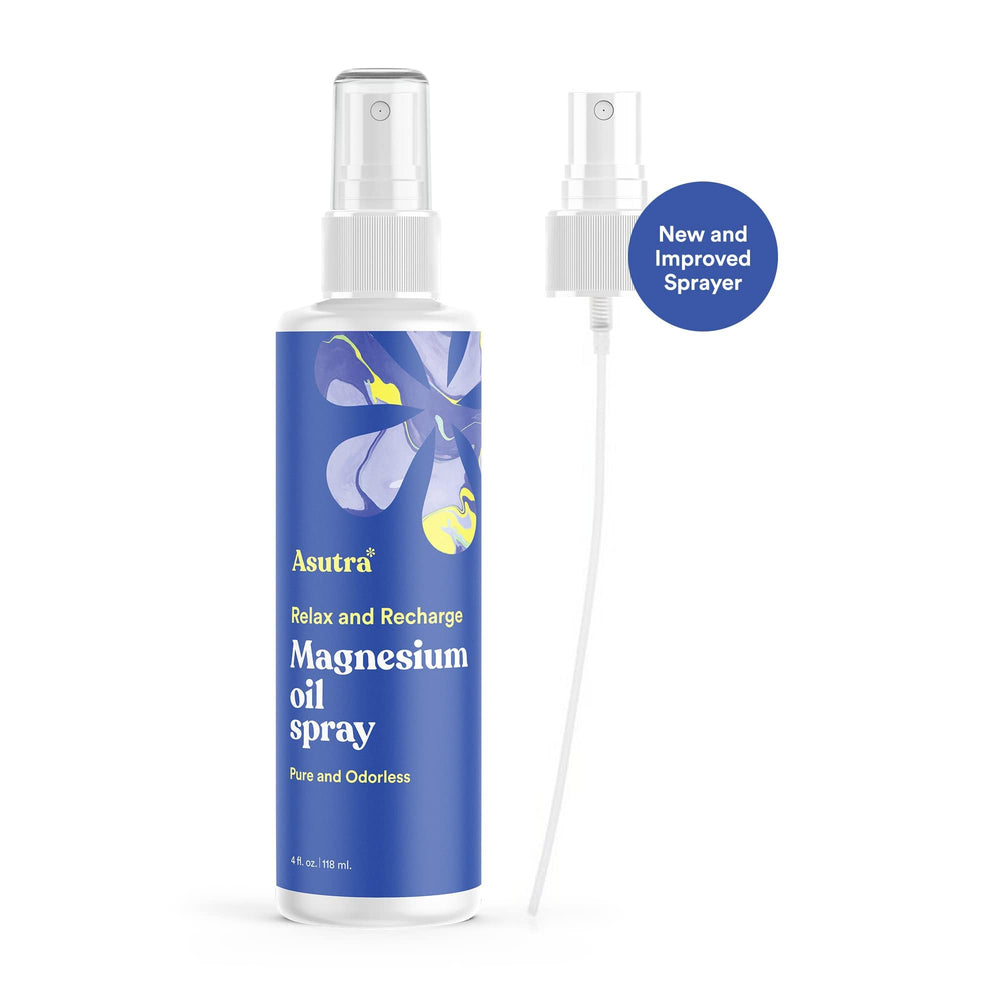 ASUTRA spray de magnesio: ritual de cuidado personal para bienestar diario