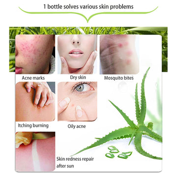 ASYBO gel aloe vera para cabello, reparación suave y brillo