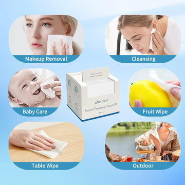 Duraderas Ataraxia XL: toallas faciales desechables para uso diario.