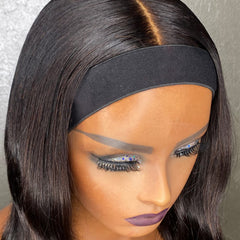 Atimiaza banda elástica con velcro, negro, ajuste perfecto para cualquier tamaño de cabeza.