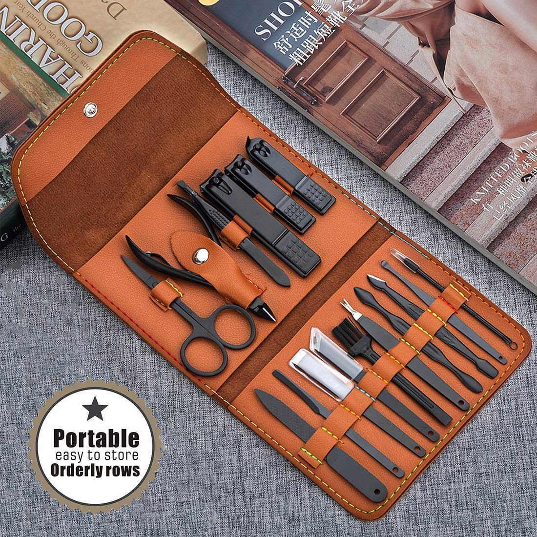 Atimier estuche de lujo con diseño compacto para el hogar o viaje.
