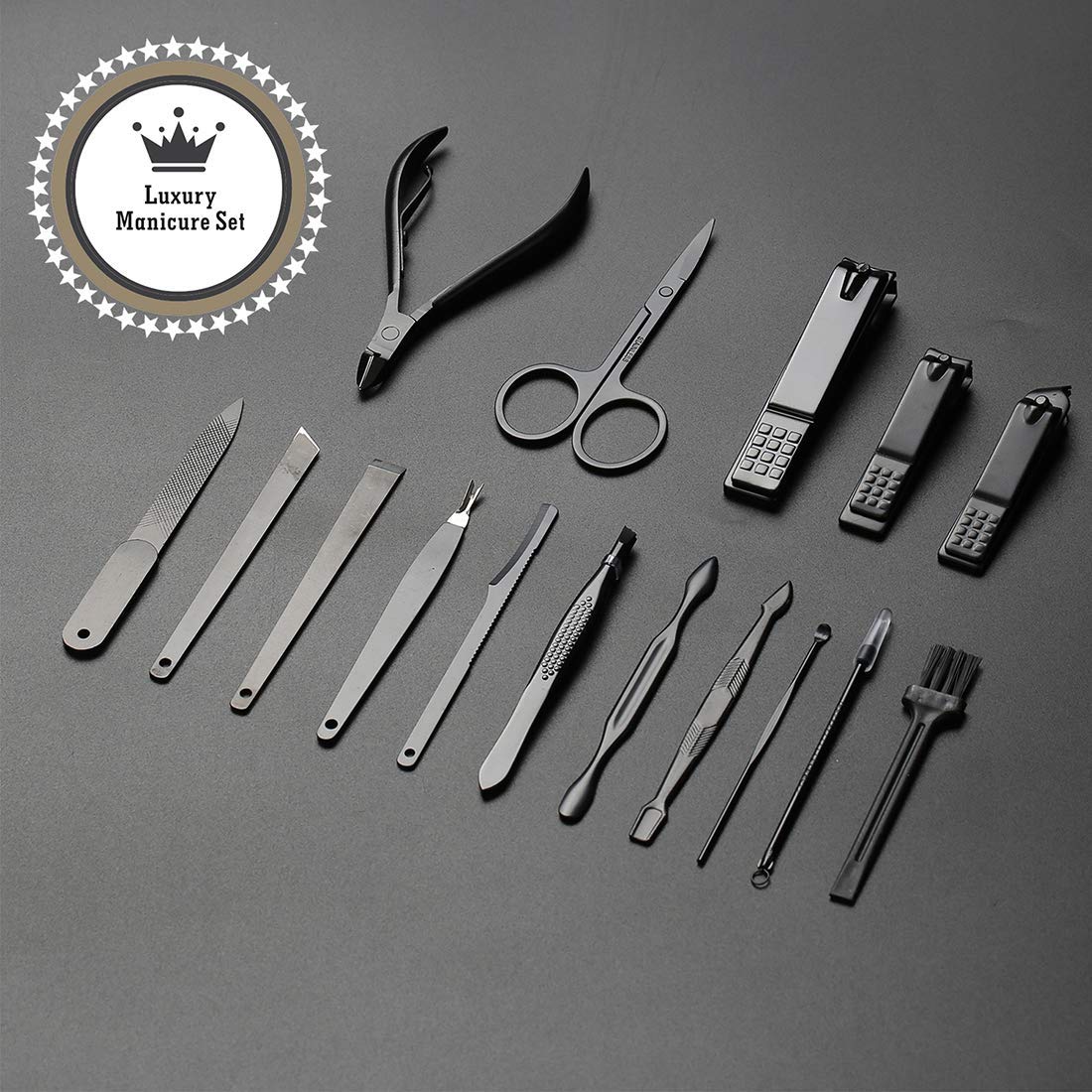 Atimier estuche portátil de cuero marrón, ideal para viaje y almacenamiento práctico.