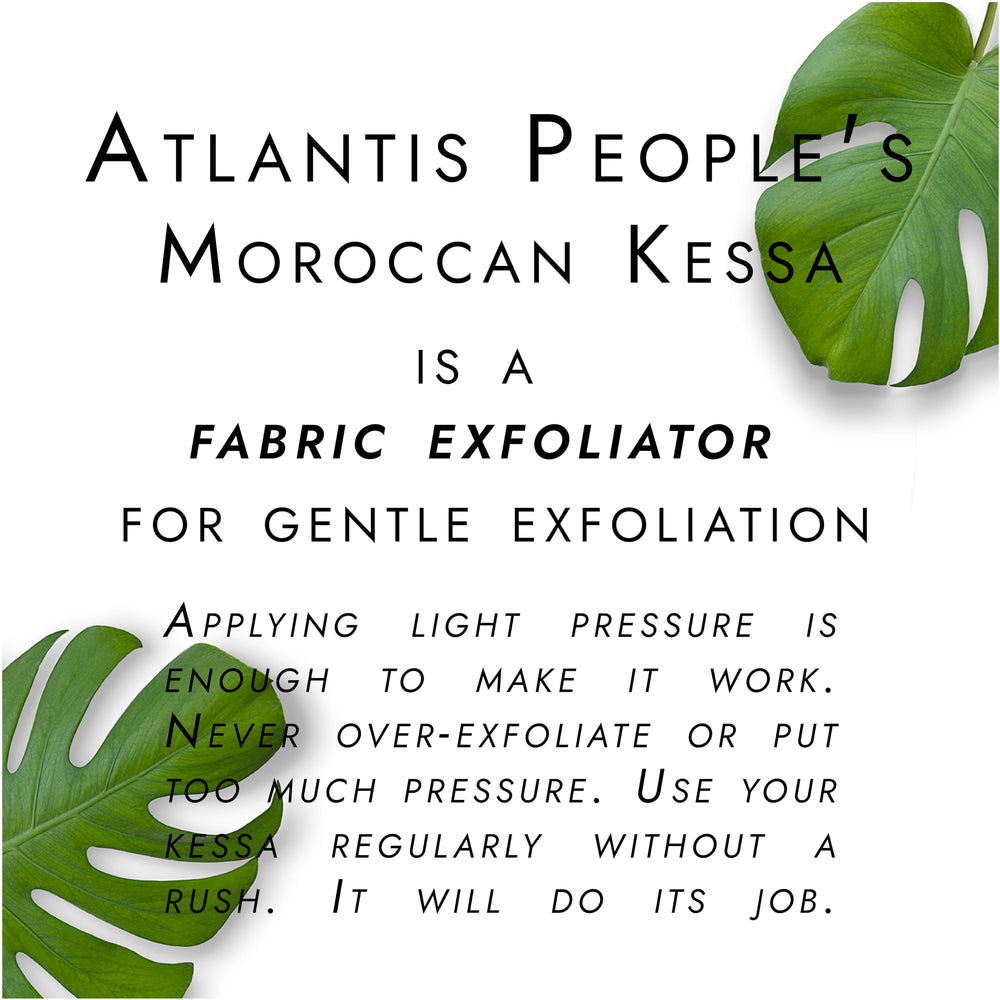 ATLANTIS PEOPLE: mitón exfoliante corporal para mejorar textura y absorción