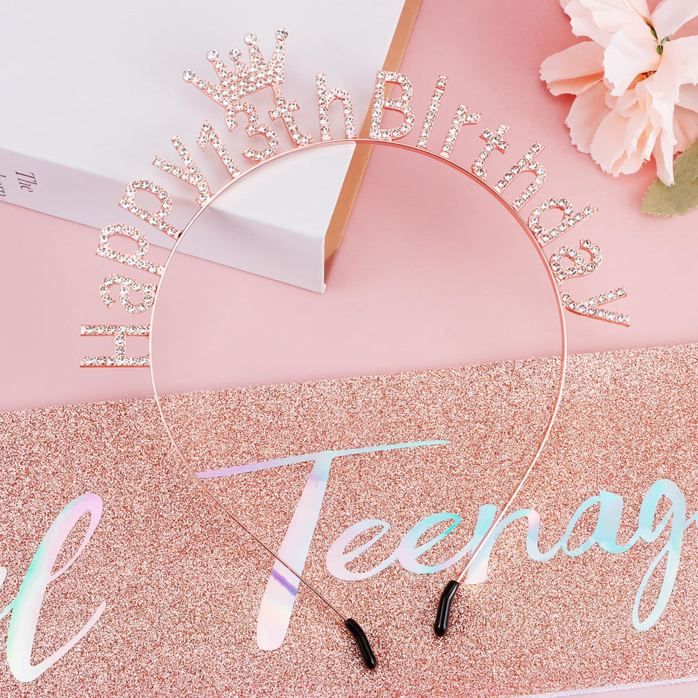 Accesorios Atoden para cumpleaños de 13 años, ideales para decorar