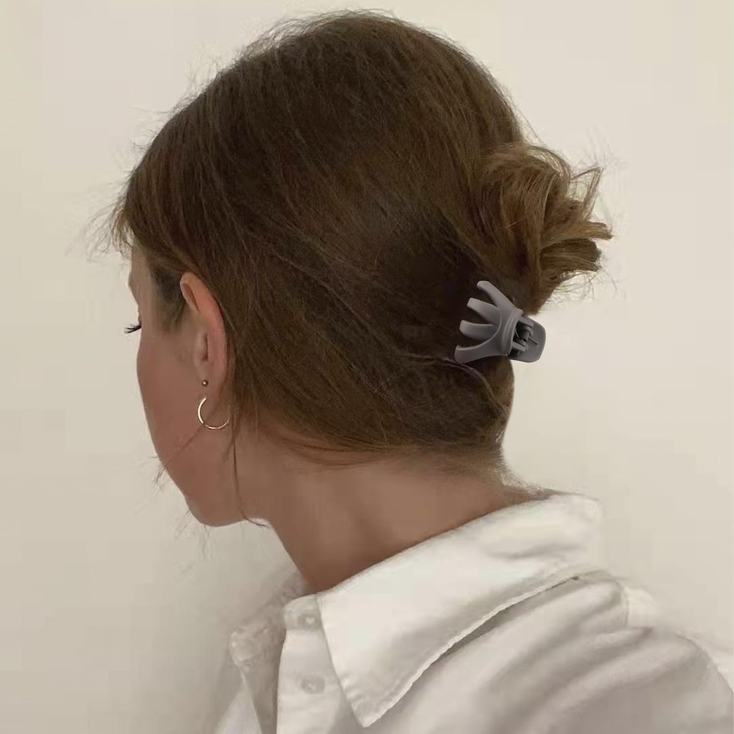 Pinza de agarre firme Atoden para pelo fino, seguridad durante todo el día.