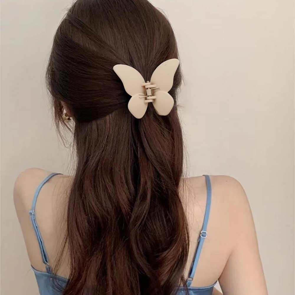 Atoden ganchos de pelo mariposa acabado mate suave y elegante.