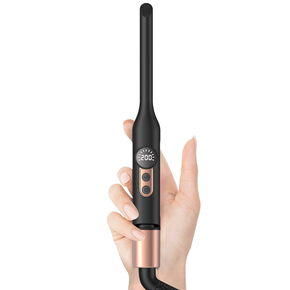 Atopskins Mini Plancha con placa cerámica de 1/2 pulgada para cabello corto con brillo