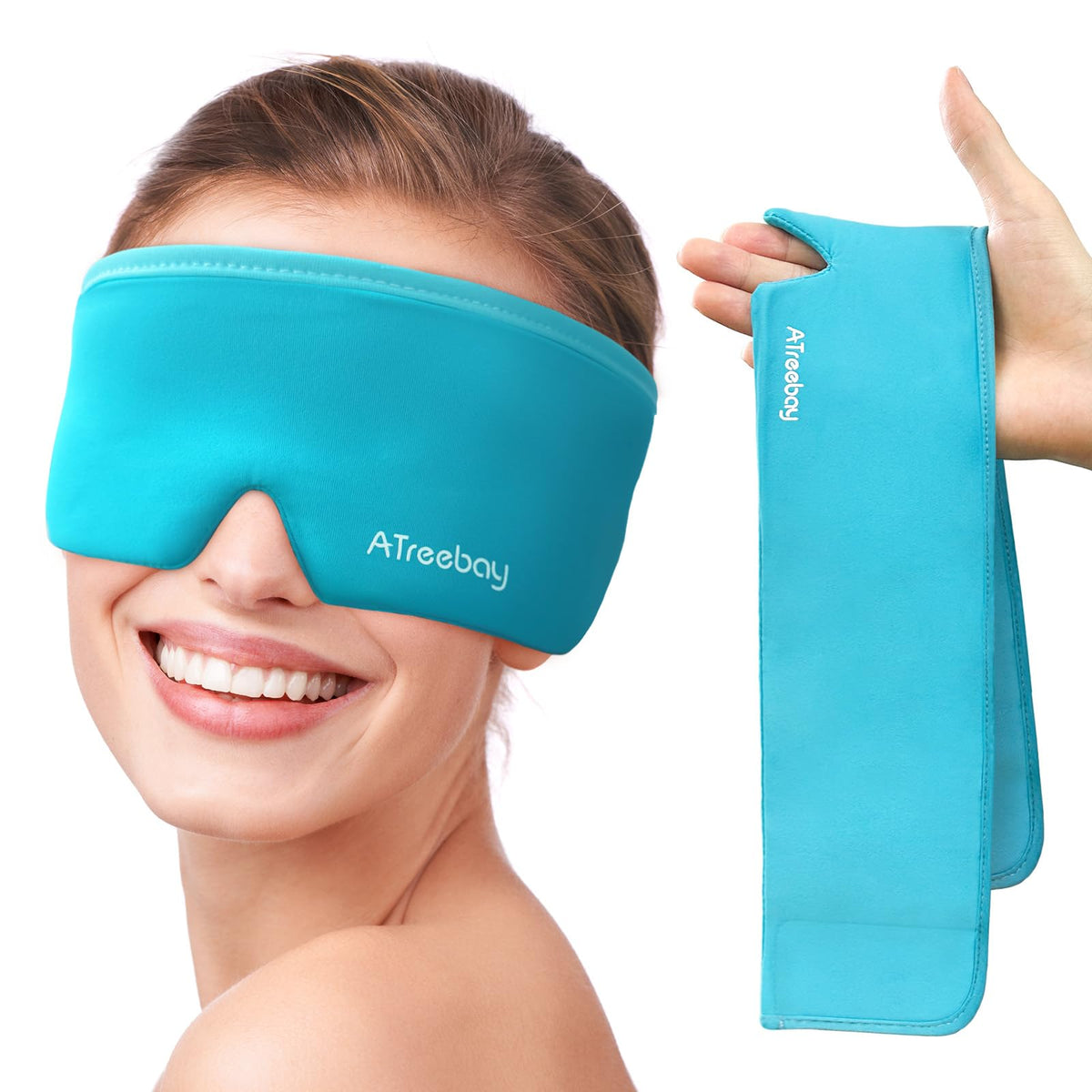 ATreebay máscara ocular fría para ojos cansados