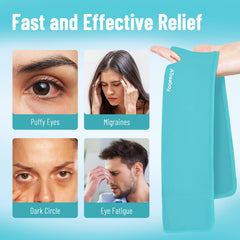 ATreebay máscara ocular con gel refrescante para alivio inmediato