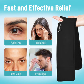 ATreebay máscara para ojos con gel frío, perfecta para reducir la tensión ocular.