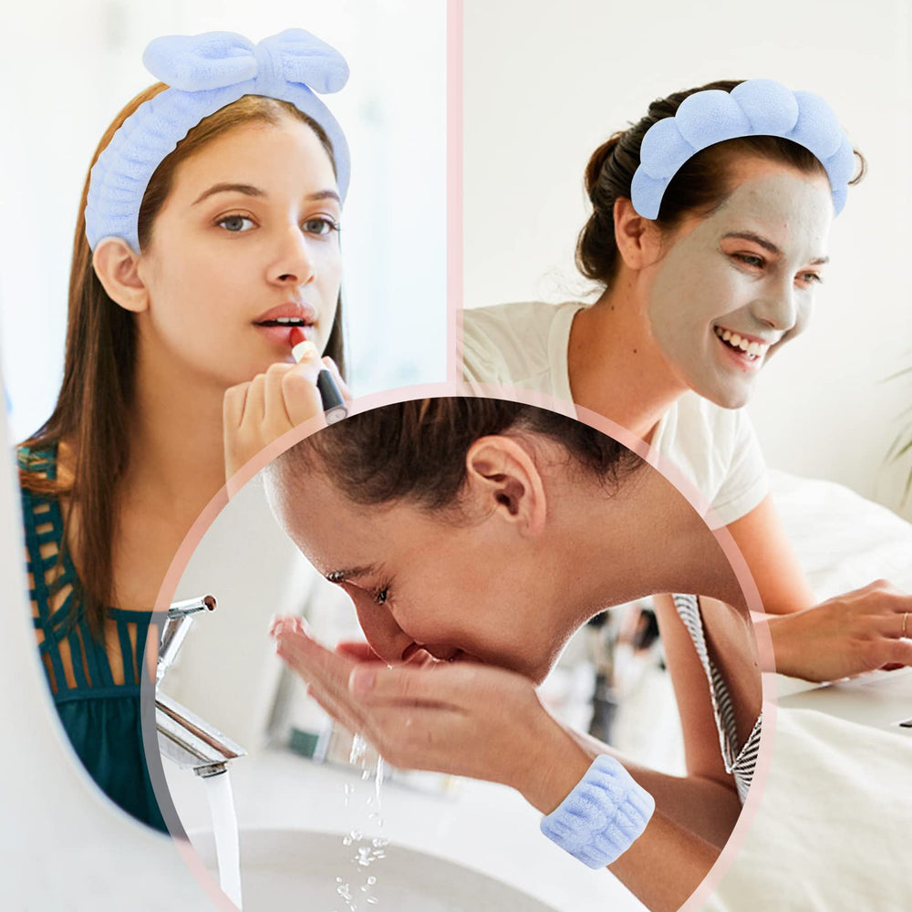 ATROCH diadema spa con lazo añade estilo práctico durante el cuidado diario.