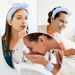 ATROCH diadema spa con lazo añade estilo práctico durante el cuidado diario.